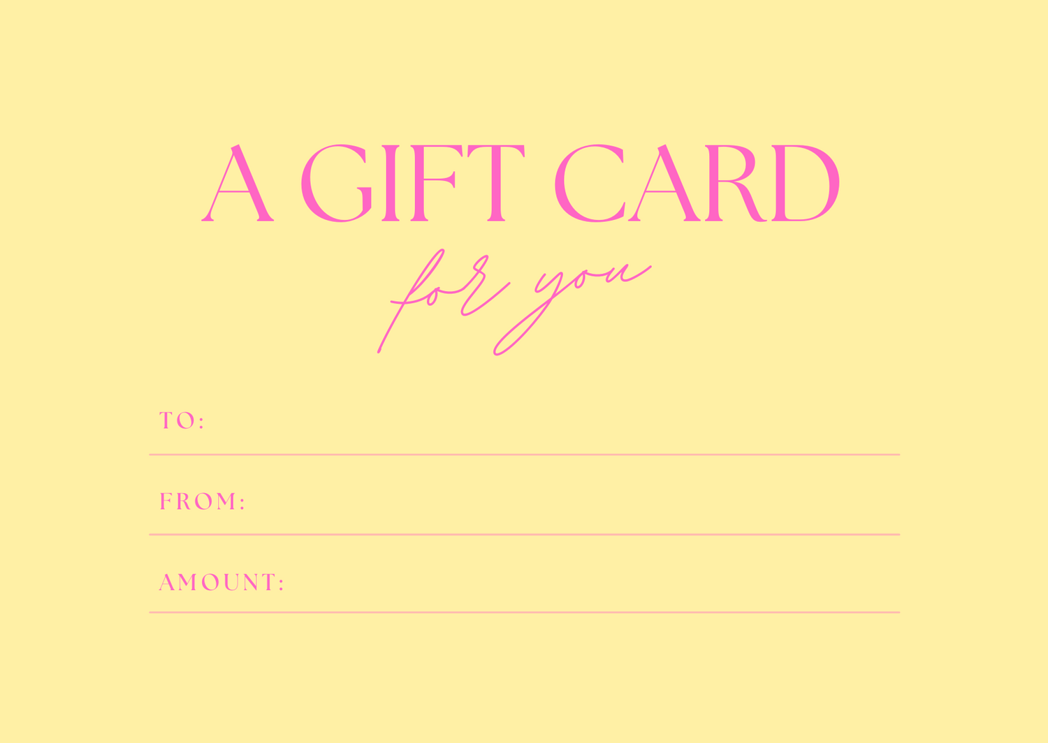 Giftcard Dani The Label