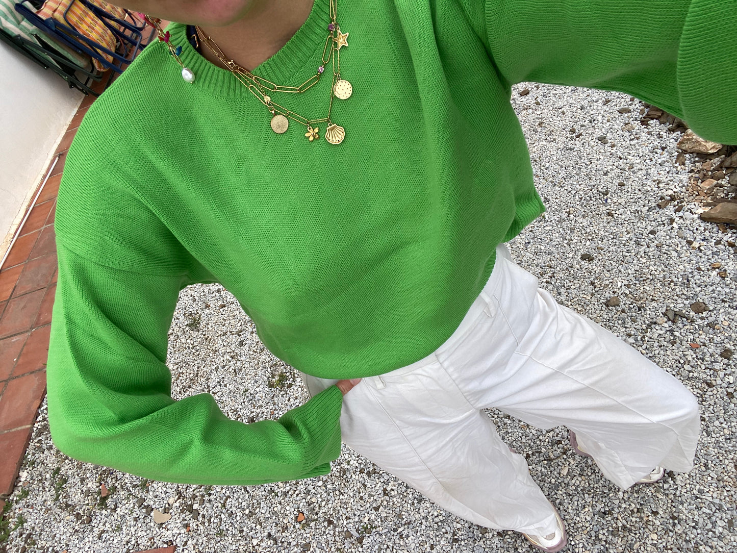 Green sweater - Bonbini