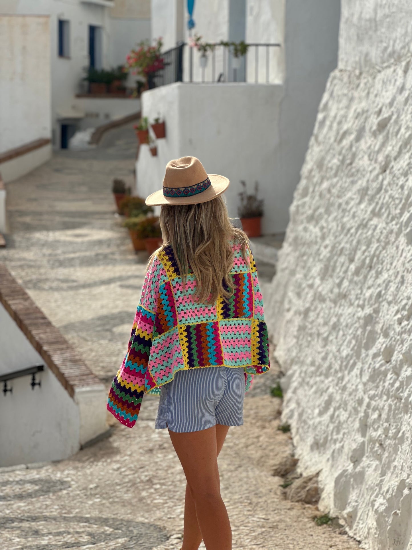 PRE-ORDER Boho colourful cardigan