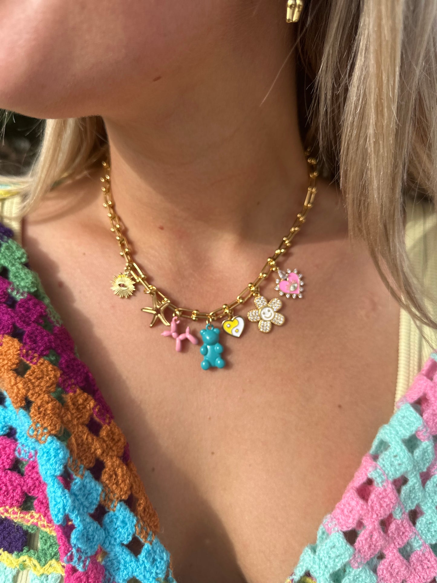 Happy vibes necklace