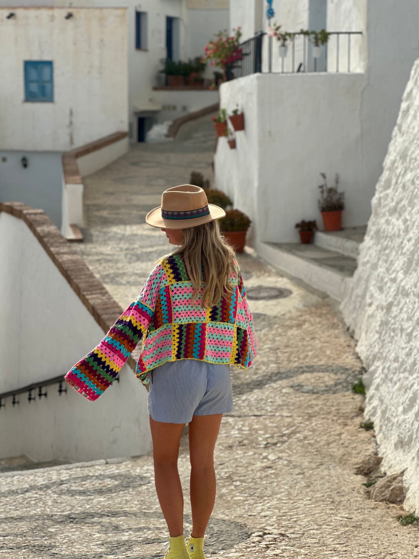 PRE-ORDER Boho colourful cardigan