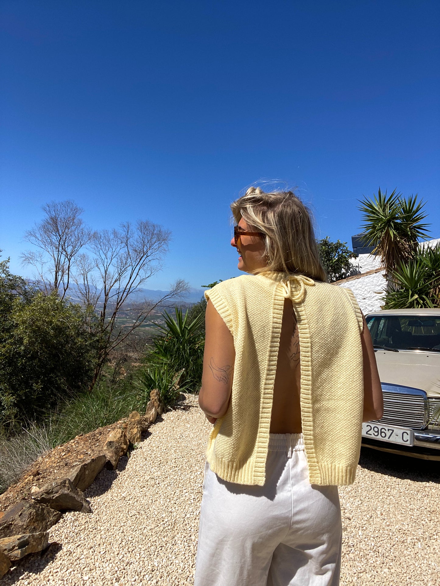 Yellow cardigan - Elite